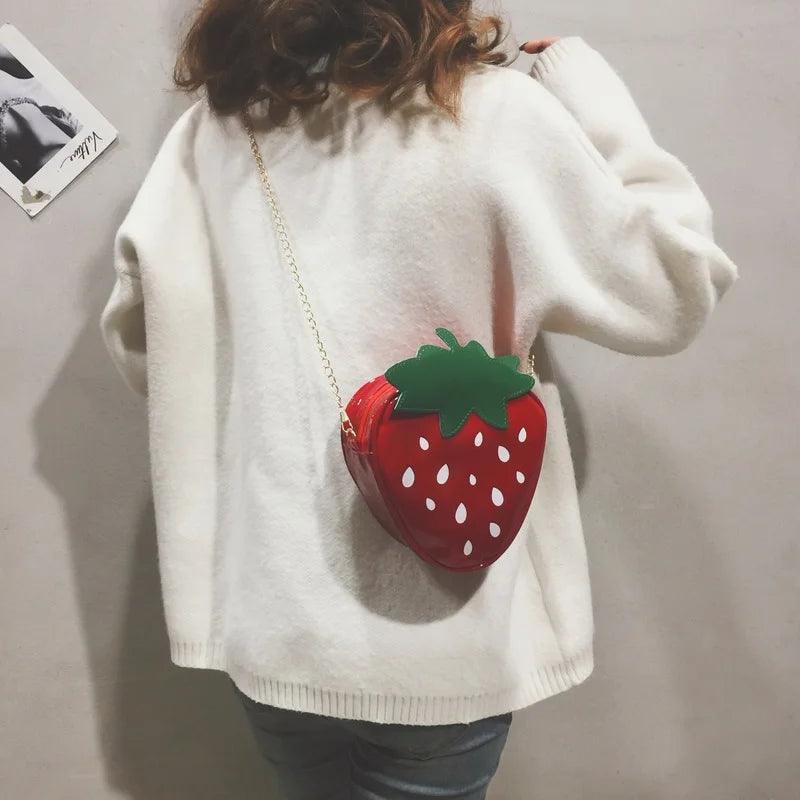Shiny Strawberry Bag - Her.Minds