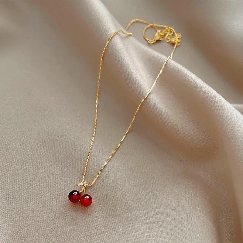 Scarlat Cherry Necklace - Her.Minds